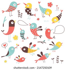 518 Birds_collection_whimsical Images, Stock Photos & Vectors ...