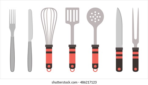 Set of cutlery icons