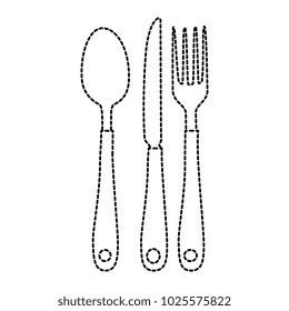 set cutlery isolated icon
