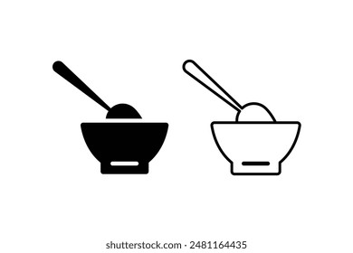 Set of cutlery symbol icon collection. Vector Illustration. 