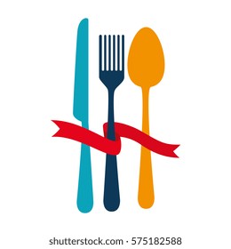 set cutlery tools icons