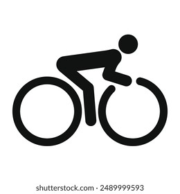 Set of Cycling icon collection. Bike and bicycle racing sport symbol. Vector Illustration.
