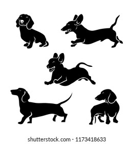 Download Dachshund Silhouette Images, Stock Photos & Vectors | Shutterstock