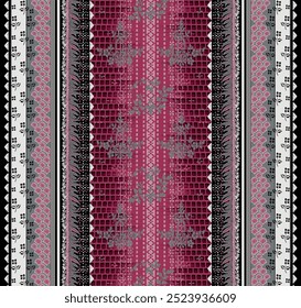 Set of damask Border Baroque Pattern wallpapers gift card Frame for women cloth use Mughal Paisley Abstract Vintage Turkish Indian classical texture print in fabrics