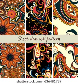 Set damask pattern