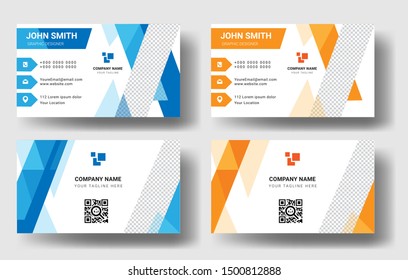 Set dark cards in a modern vector design