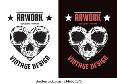 Set Dark illustration Skull Bones Head Hand drawn Hatching Outline Style Mystical Celestial Symbol Tattoo Merchandise T-shirt Merch vintage