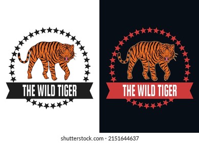 Set Dark illustration Tiger Beast Big Cat Head and Pose Hand drawn Hatching Outline Symbol Tattoo Merchandise T-shirt Merch vintage
