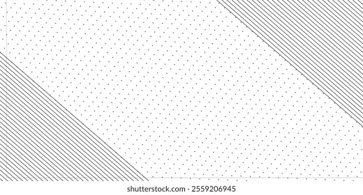 Set of dashed lines. Vector design elements