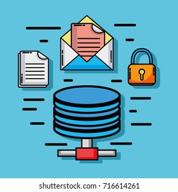 set data connection technology with information