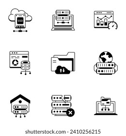 Satz von Zeilensymbols für Datenserver 

