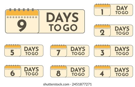 set of days to go on icon calendars
Vector calendar icons days to go
Discount, sale, promotion, web icons