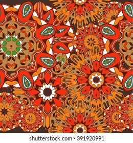 set decoration in the circle, vector illustration
