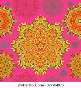 set decoration in a circle vector illustration