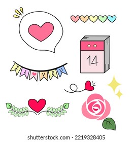 Decoración para el Día de San Valentín