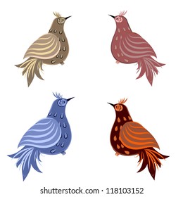 set Decorative bird