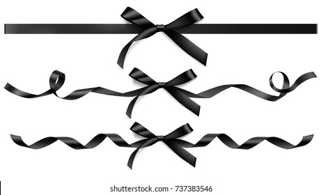 white ribbon vector