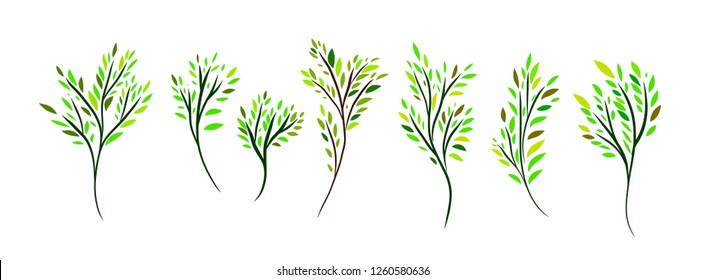 A set of decorative branches