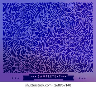 Set of decorative, calligraphic  design elements, pattern can be used for invitation, congratulation