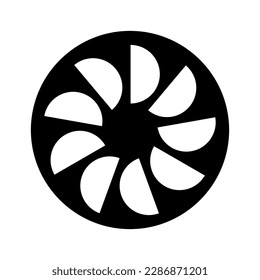 Conjunto de escayola de círculo decorativa para corte por láser. Tarjeta de montaña geométrica redonda abstracta. Diseño de corte láser. Ilustración vectorial.