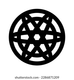 Set of decorative circle coaster for laser cutting. Round abstract geometric coaster card. Laser cut design. Vector illustration.