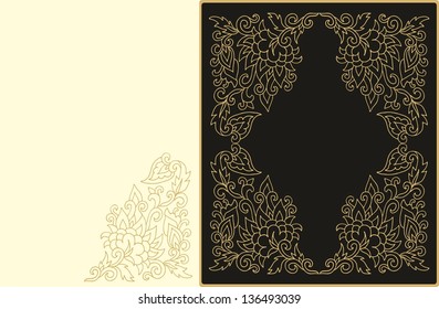 Set of decorative composition