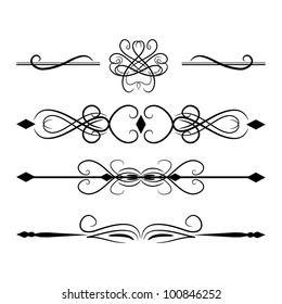 set of decorative dividers
