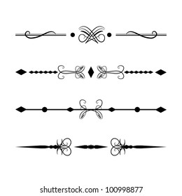 set of decorative dividers