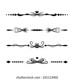 set of decorative dividers
