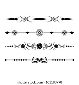 set of decorative dividers