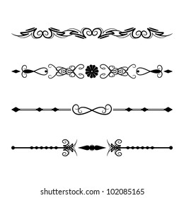set of decorative dividers