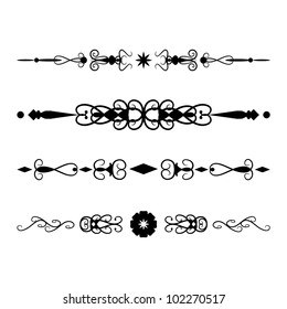 set of decorative dividers