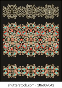 Set of decorative elements