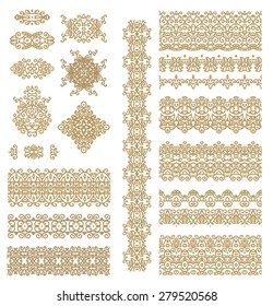 Set of decorative elements