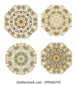 Set of decorative elements