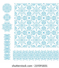 Set of decorative elements  for Christmas decoration