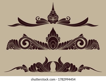 set of decorative elements for design