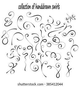 A set of decorative items to decorate your work. Vector design elements. Set of vector graphic elements for design. Text dividers.