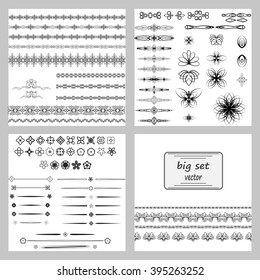 A set of decorative items to decorate your work.