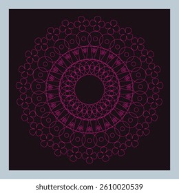 Set of decorative mandala design