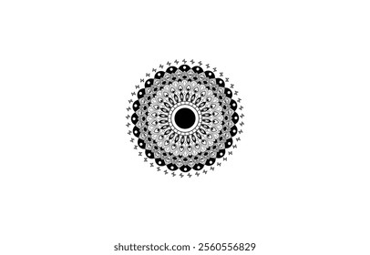 Set of decorative mandala flowers. collection of ornamental mandala pattern, mandala ornament, round decorative design.