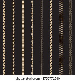 Set of decorative, ornamental and vintage borders for for design cards, brochures, books, business cards, invitations, certificates, diplomas.
