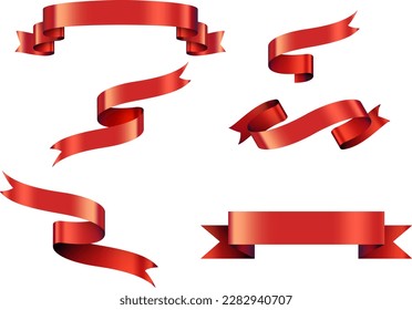 Ribbon, Heart 01  Ribbon, Vector free, Vector logo