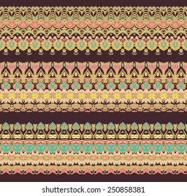 Set of decorative ribbons