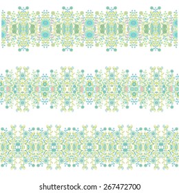 Set of decorative ribbons