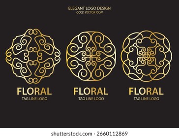 Set of decorative vintage Easter eggs with floral and ornamental design in vector art