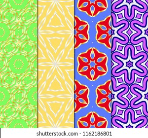 Set of Decorative wallpaper for interior design. line texture for wallpaper, packaging, banners, textile fashion fabric print, invitation cards. Seamless vector illustration.