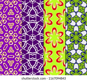 Set of Decorative wallpaper for interior design. line texture for wallpaper, packaging, banners, textile fashion fabric print, invitation cards. Seamless vector illustration.