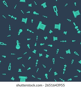 Set Decree, parchment, scroll, Bottle of olive oil,  and Olive and cheese on chopstick on seamless pattern. Vector