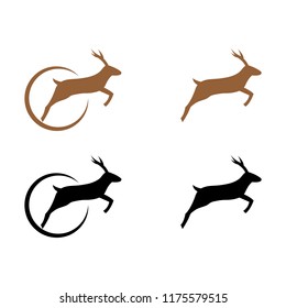 a set of deer icons